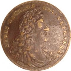 Token - Louis XIV Ex Iactura Lucrum, Lazarus Gottlieb Lauffer