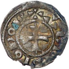 Denier anonymous ALTISIODOR with annulets
