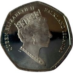 50 Pence - Elizabeth II 5th portrait