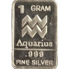 1 Gram Silver Aquarius