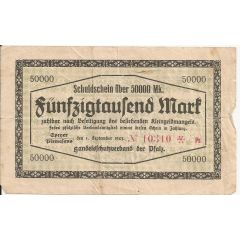 50 000 Mark Handelsschutzverband der Pfalz