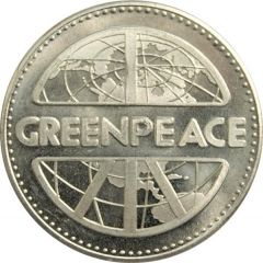 Greenpeace Dollar - British Columbia Sperm Whales