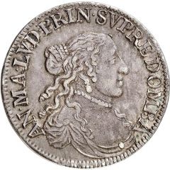 1/2 Ecu - Anna Mary Louise 2nd type: DOMINVS ADIVTOR