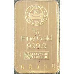 1 Gram Gold Swiss Volksbank
