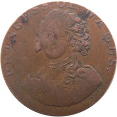1/2 Penny Middlesex - National Series / Princess of Wales
