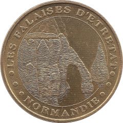 Monnaie de Paris Tourist Token - Normandie Les Falaises d`Etretat