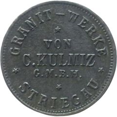 50 Pfennigs - Striegau Granit Werke von C. Kulmiz G.M.B.H