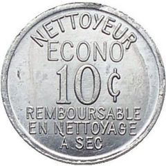 10 Cents - Nettoyeur Econo Province of Quebec