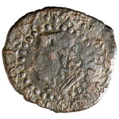 Denier - Philip III Barcelona,shield