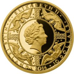 10 Dollars - Elizabeth II Charlemagne