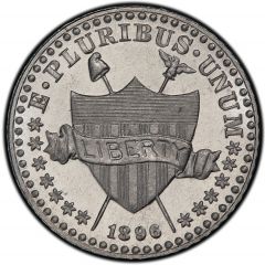 1 Cent `1896` Pattern, aluminium
