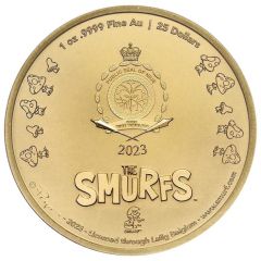 25 Dollars - Charles III Smurfs