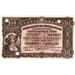 10 Francs 2nd series, reserve banknote