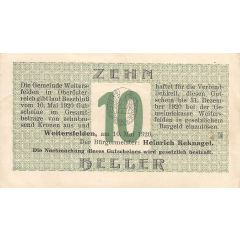 10 Heller Weitersfelden