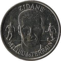 Token - Federation Francaise de Football - Continent Equipe de France Zidane