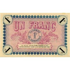1 Franc - Chamber of Commerce of Auxerre [89]