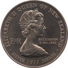 1 Dollar - Elizabeth II 2nd Portrait, Waitangi Day