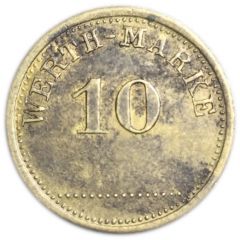 10 Pfennig Werth-Marke