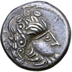 Tetradrachm Liegendem Achter Type