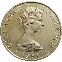 1 Crown - Elizabeth II Royal Wedding
