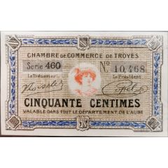 50 Centimes - Chambre de Commerce de Troyes