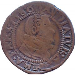 Brûlé of 12 sols - Ernest of Bavaria titles reverse