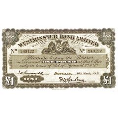 1 Pound Westminster Bank