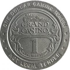 1 Dollar Gaming Token - Grand Casino Biloxi, Mississippi