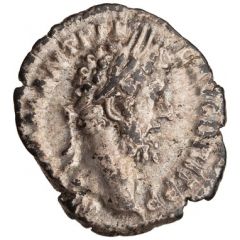 Denarius - Commodus MART PAC P M TR P XIIII COS V DES VI, Mars