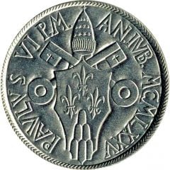 100 Lire - Pavlvs VI Symbolic Baptism of Man