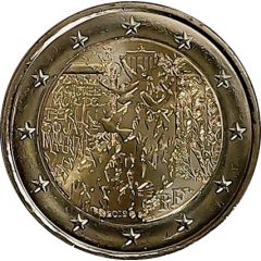 2 Euros Berlin Wall