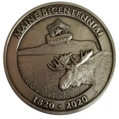 Medal - State of Maine Bicentennial nickel