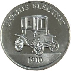 Franklin Mint - Collection of Antique Car Coins - Series 3 Woods Electric
