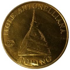 Token - Torino Mole Antonelliana, gold
