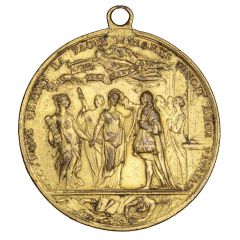 Medal - George II Irish Surplus Revenue Dispute, gilt