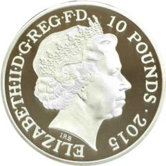 10 Pounds - Elizabeth II Winston Churchill, Silver Proof
