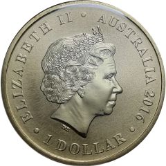 1 Dollar - Elizabeth II 4th Portrait - 90th Birthday Queen Elizabeth II