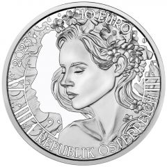 10 Euros Forget-me-not, silver