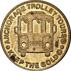 Trolley Token - Anchorage Trolley Tours Anchorage, Alaska
