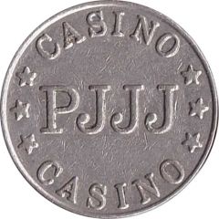 Game Token - Casino PJJJ 22 mm, Copper-nickel
