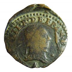 Double Tournois - Henri III Paris mint, 3rd type