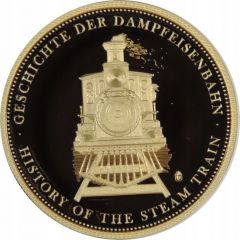 Medal - History of the Steam Train Gotthard Railway