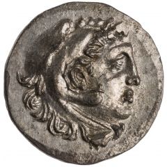 Drachm In the name of Alexander III, Temnos
