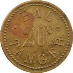 20 centimes - Bal Tanger - Paris [75]