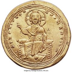 Histamenon Nomisma - Michael IV Saint Michael reverse