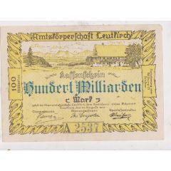 100 000 000 000 Mark Oberamt Leutkirch