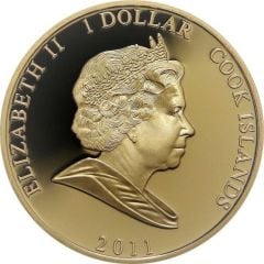 1 Dollar - Elizabeth II Royal Engagement - William looking at Kate in blue dress