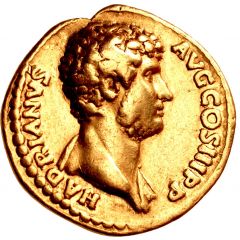 Aureus - Hadrian IOVI VICTORI, Jupiter
