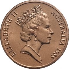 2 Cents - Elizabeth II 3rd Portrait