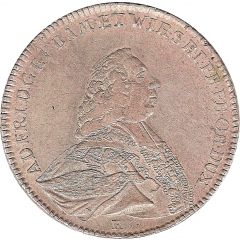 1 Thaler - Adam Frederick of Seinsheim
